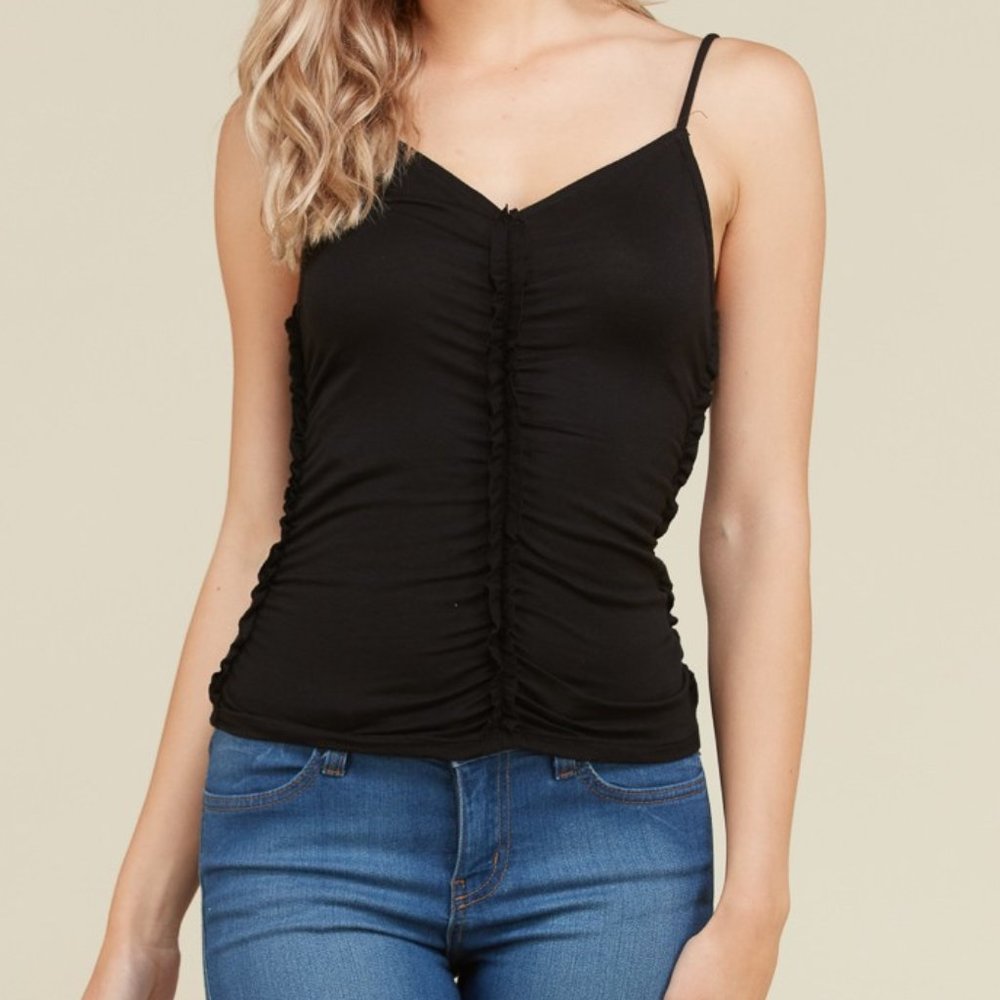 Casual Ruffled Cami